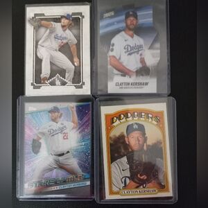 Clayton Kershaw Baseball Card Collection